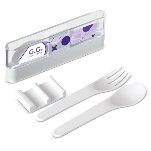 Lunchbestek in opbergbox