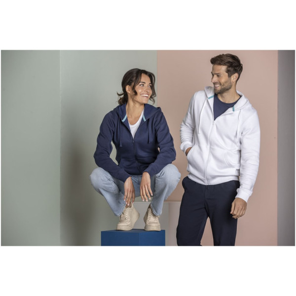 Ruby heren biologische gerecyclede hoodie met volledige rits