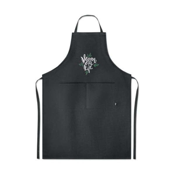 NAIMA APRON - Verstelbaar schort van hennep